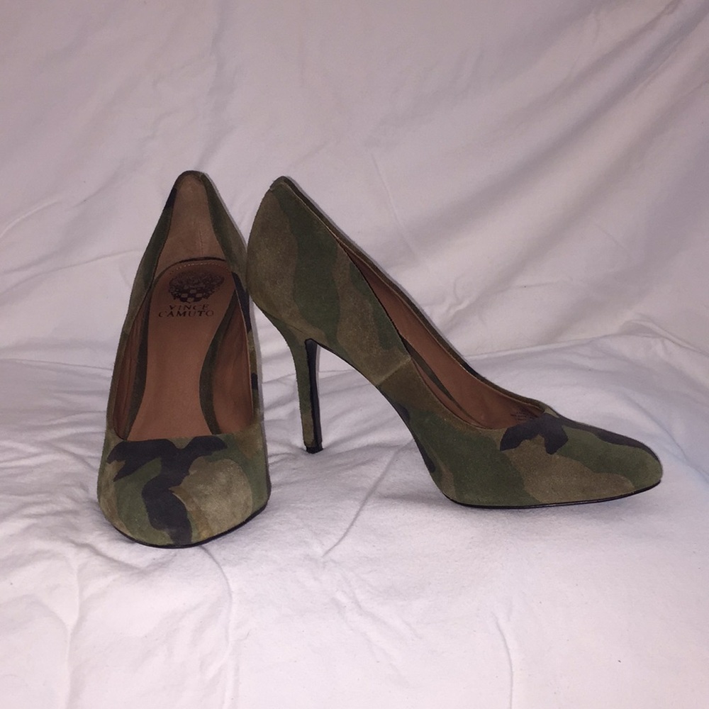 Vince Camuto Camo High Heels